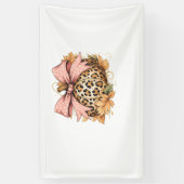 コケットヒョウかぼちゃとピンクボウ – グラム秋 横断幕 (縦)