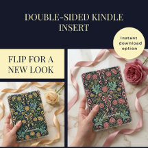 コケットビンテージ フラワー Kindle インサート 両面カード