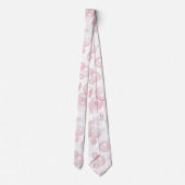 コケットピンクの泡 ネクタイ (裏面)