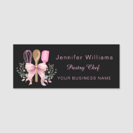 コケットピンクアプリッツベーカリー料理 名札