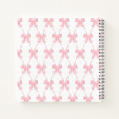 コケットピンクボウの花嫁 ノートブック (裏面)