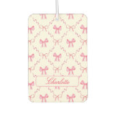 コケットピンクボウエアーフレッシュナー カーエアーフレッシュナー (正面)