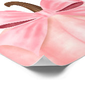 コケットピンクボウカボチャ赤ちゃんシャワーへようこそ ポスター (角)