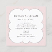 コケットピンクボウスクウェア名刺 スクエア名刺 (裏面)