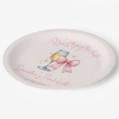 コケットピンクボウバチェロレッテ ペーパープレート (アングル)