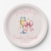 コケットピンクボウバチェロレッテ ペーパープレート (正面)