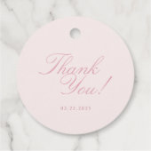 コケットピンクボウファースト誕生日 フェイバータグ (裏面)