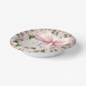 コケットピンクボウフローラヴィンテージスイーツ16 ペーパーボウル (傾斜あり)
