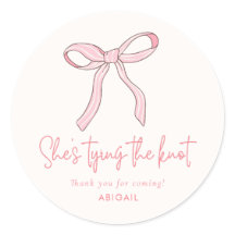 コケットピンクボウブライダルシャワーの好意