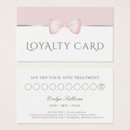 コケットピンクボウロイヤリティカード