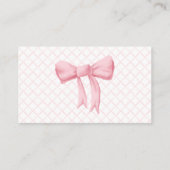 コケットピンクボウ卒業式エンクロージャカード エンクロージャーカード (裏面)