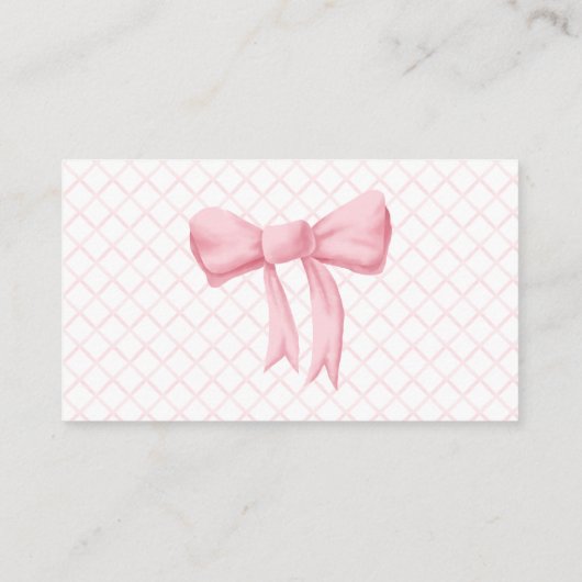 コケットピンクボウ卒業式エンクロージャカード エンクロージャーカード (裏面)