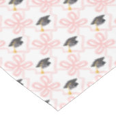 コケットピンクボウ卒業 テーブルクロス (アングル)