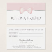 コケットピンクボウ紹介カード (正面&裏面)