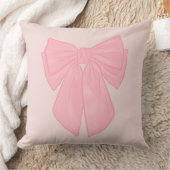 コケットピンクリボンボウ クッション (ブランケット)