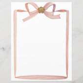 コケットピンク弓スクラップブック作りとジャーナリング (裏面)