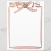 コケットピンク弓スクラップブック作りとジャーナリング (正面)