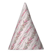 コケットピンク？シャビーシックラブシャックトワガーリーイル パーティーハット (右)