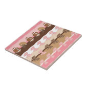 コケットフットボールヒョウ柄 (11) タイル (側面)