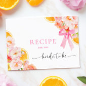 コケットフローラブライダルシャワーレシピ エンクロージャーカード