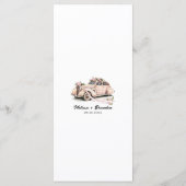 コケットフローラ赤面結婚ピンク メニュー (裏面)