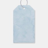 コケットブルーボウベビーシャワー ギフトタグ (裏面)