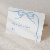 コケットブルーボウ個人結婚の座席表 テーブルナンバー