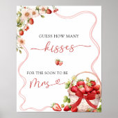 コケットベリーの愛の数を推測するキス ポスター (正面)