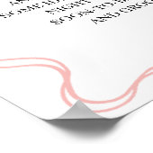 コケットベリーインラブデイトナイトアイディアゲームサイン ポスター (角)