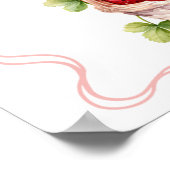 コケットベリーインラブドリンクパーティー標識 ポスター (角)