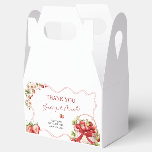 コケットベリーインラブブライダルシャワービーフボックス フェイバーボックス (オープン)