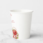 コケットベリーインラブブライダルシャワー紙カップ 紙コップ (左)