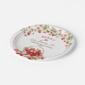 コケットベリーインラブブライダルシャワー紙プレート ペーパープレート (アングル)
