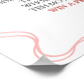 コケットベリーインラブリングや輪狩りゲームサイン ポスター (角)