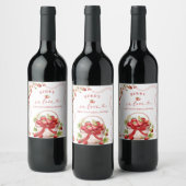 コケットベリーインラブワインボトルラベル ワインラベル (ボトル)