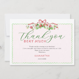 コケットベリースウィートエイジ誕生日 サンキューカード