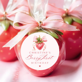 コケットベリーファースト誕生日 ラウンドシール