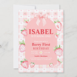 コケットベリーファースト誕生日 招待状
