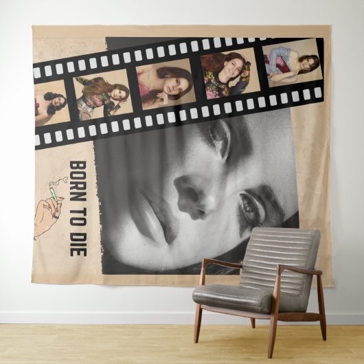 コケットベージュトロピコ90sエステティックラナデルレイ タペストリー (インサイチュ(横))