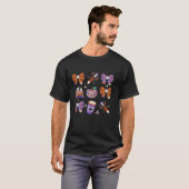 コケットペンシル弓ブックコーヒー不気味先生ハ Tシャツ (正面フル)