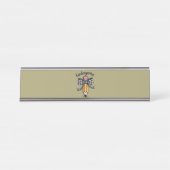 コケットペンシル弓幼稚園先生学校 デスクネームプレート (正面)