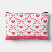 コケットボウアンドハートアクセサリーバッグ アクセサリーポーチ (正面)