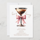 コケットボウエスプレッソマルティーニブライダルシャワー 招待状 (正面)