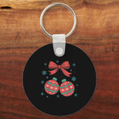 コケットボウオーナメントさくらんぼクリスマスホリデイG キーホルダー (正面)