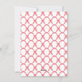 コケットボウオーナメントクリスマスフォトカード シーズンカード (裏面)