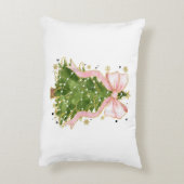 コケットボウクリスマスツリーホリディアッガーリートウェアW アクセントクッション (裏面(縦))