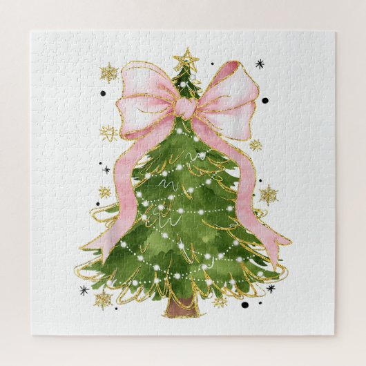 コケットボウクリスマスツリーホリディアッガーリートウェアW ジグソーパズル (縦)