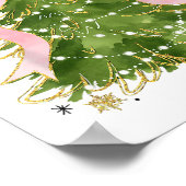 コケットボウクリスマスツリーホリディアッガーリートウェアW ポスター (角)