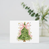 コケットボウクリスマスツリーホリディアッガーリートウェアW ポストカード (スタンド正面)