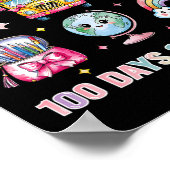 コケットボウスタント先生100学校の日8 ポスター (角)